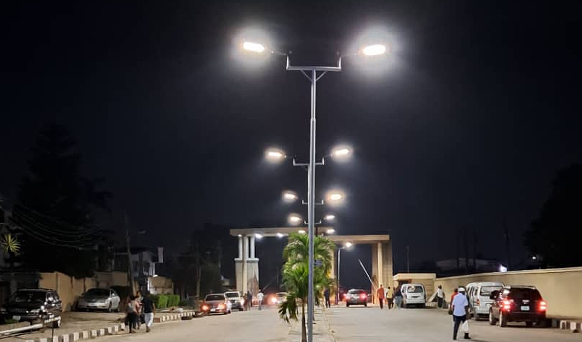 LKH model All in one solar street lights for public road lighting from Nigeria